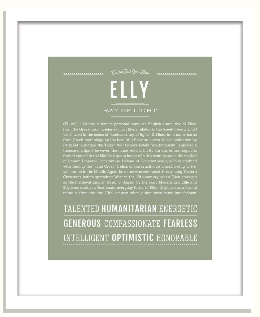 Elly | Name Art Print