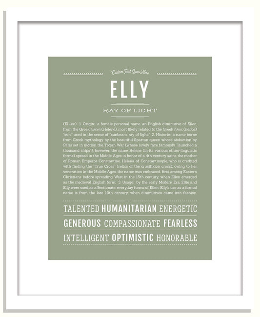Elly | Name Art Print
