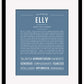 Elly | Name Art Print