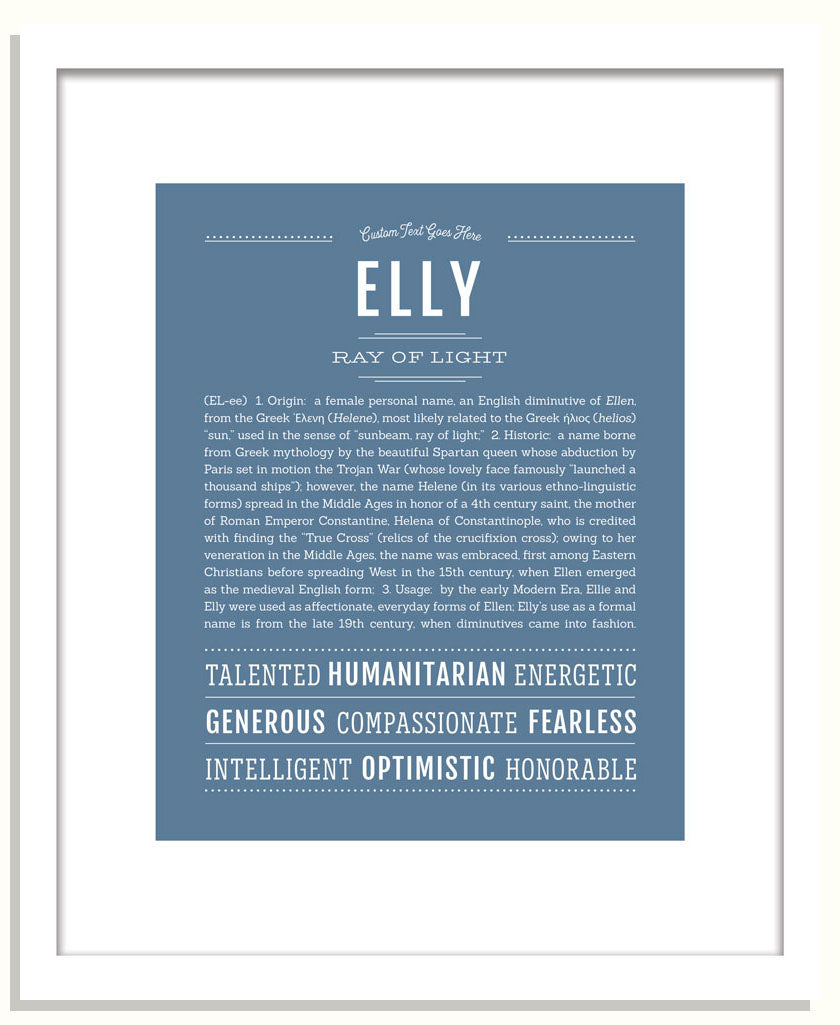 Elly | Name Art Print