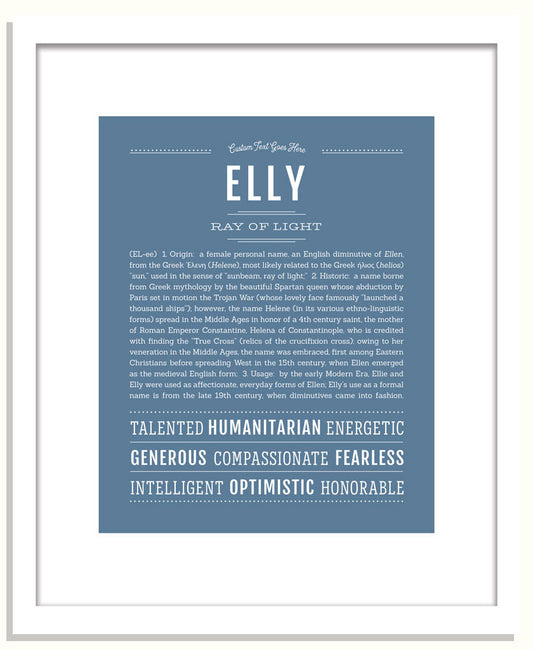 Elly | Name Art Print