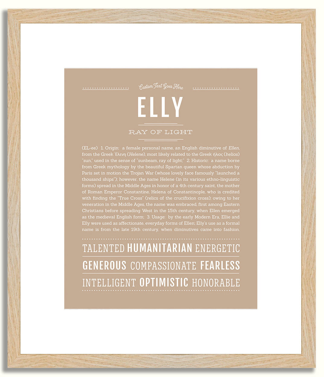 Elly | Name Art Print
