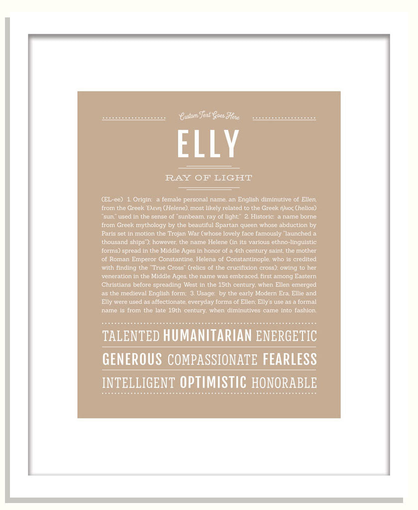 Elly | Name Art Print