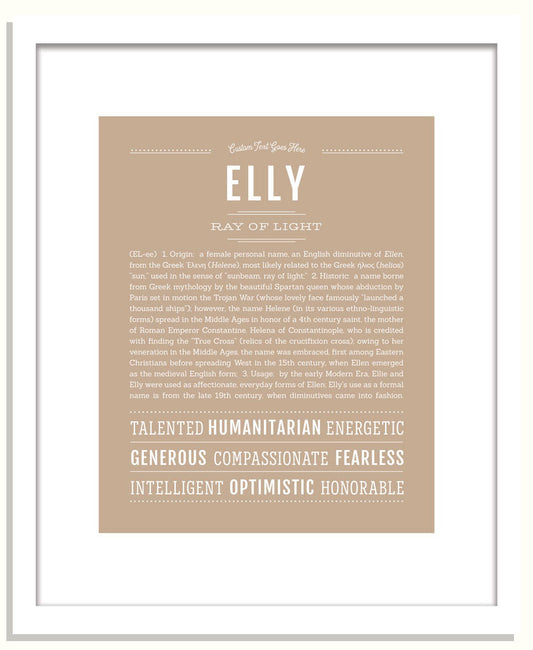 Elly | Name Art Print