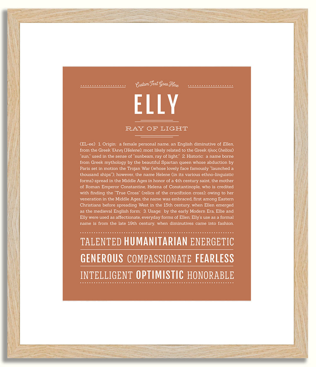 Elly | Name Art Print