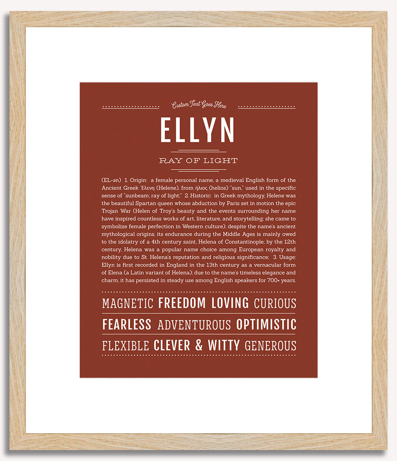 Ellyn | Name Art Print