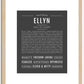 Ellyn | Name Art Print