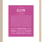 Ellyn | Name Art Print