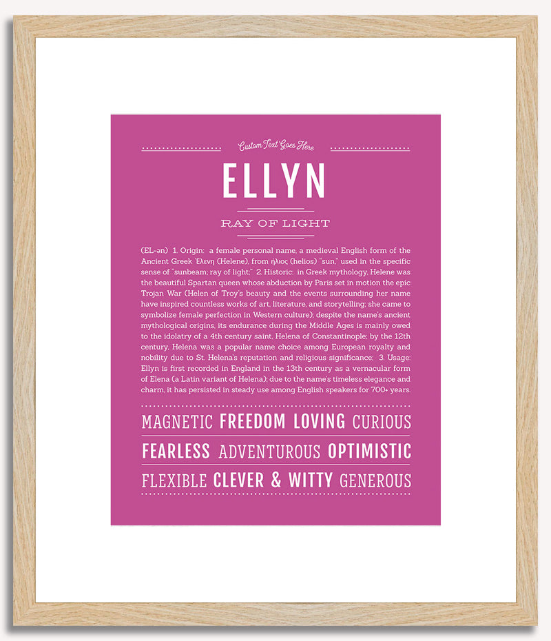 Ellyn | Name Art Print