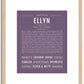 Ellyn | Name Art Print