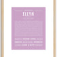 Ellyn | Name Art Print