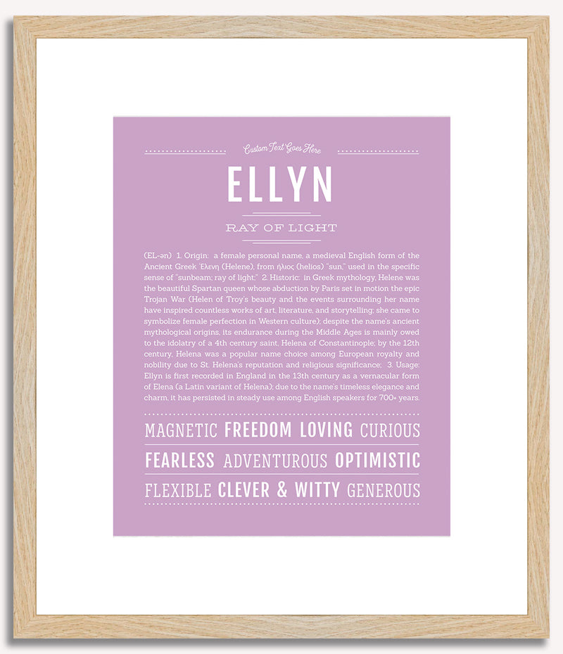 Ellyn | Name Art Print