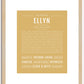 Ellyn | Name Art Print