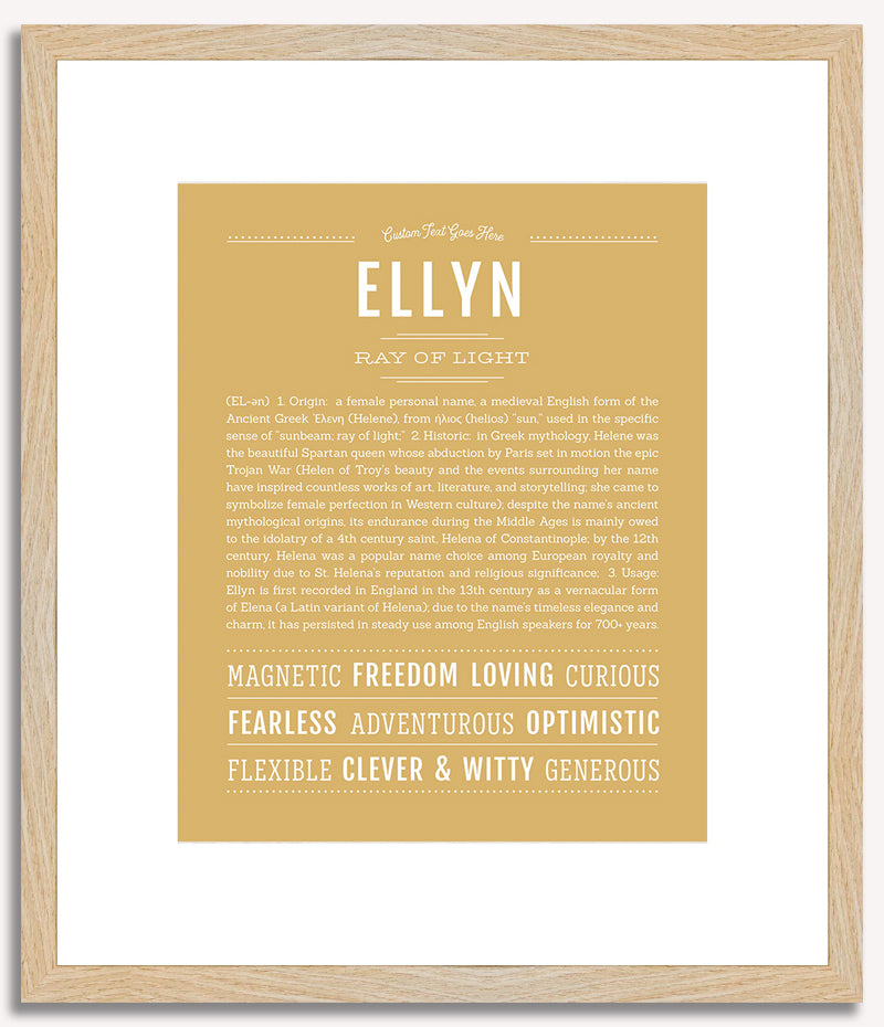 Ellyn | Name Art Print