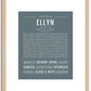 Ellyn | Name Art Print