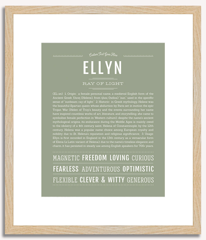 Ellyn | Name Art Print