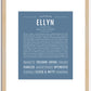 Ellyn | Name Art Print