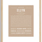 Ellyn | Name Art Print