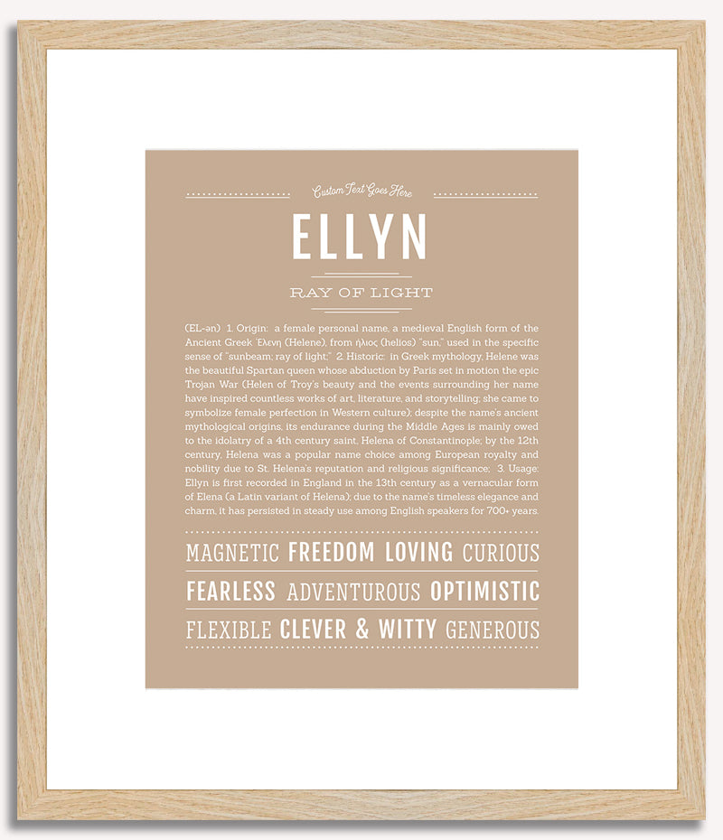 Ellyn | Name Art Print