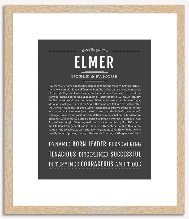 Elmer | Name Art Print