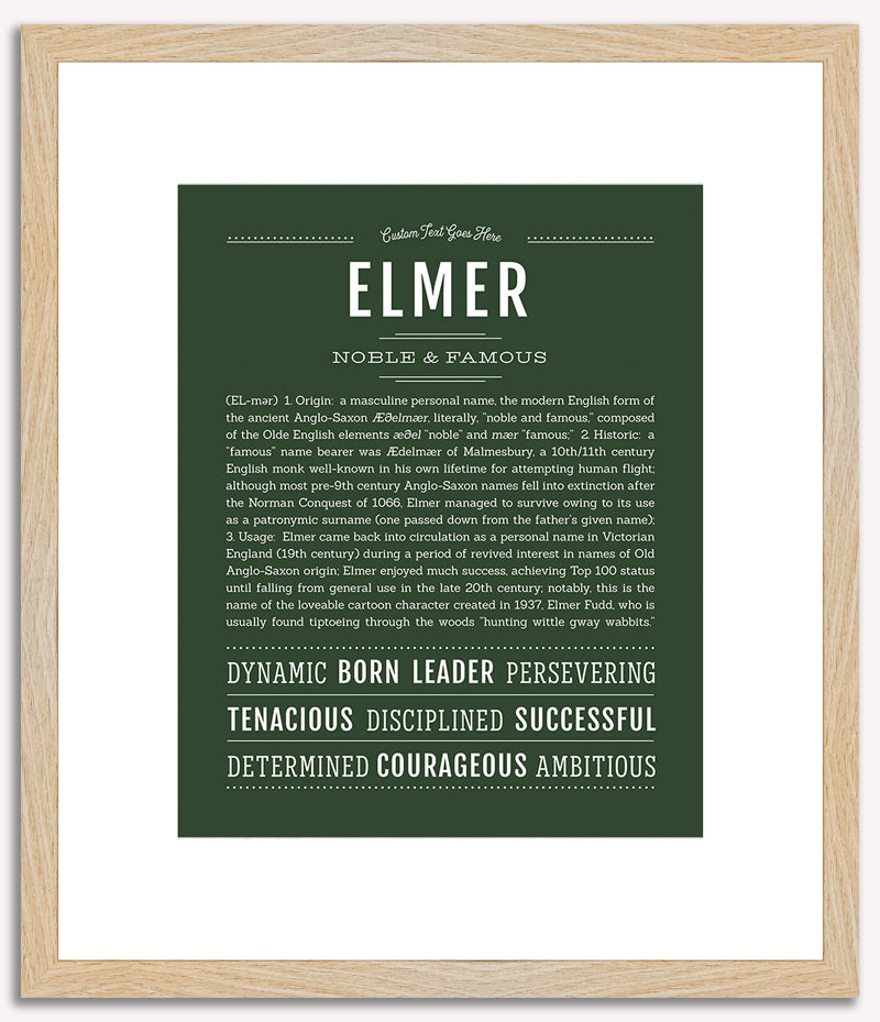 Elmer | Name Art Print