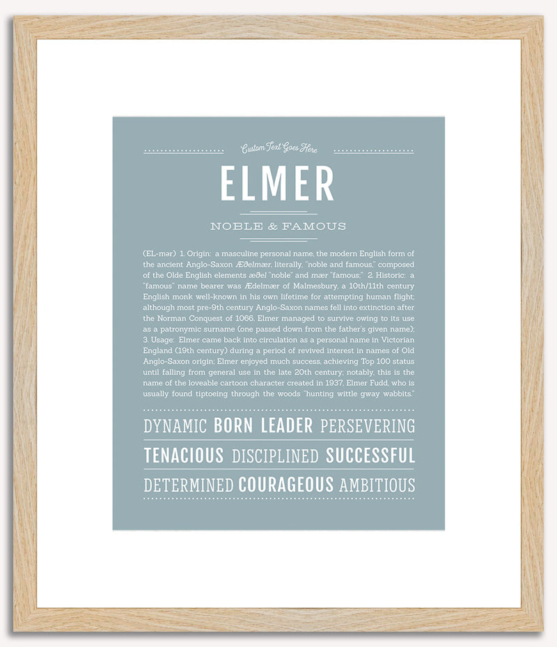 Elmer | Name Art Print