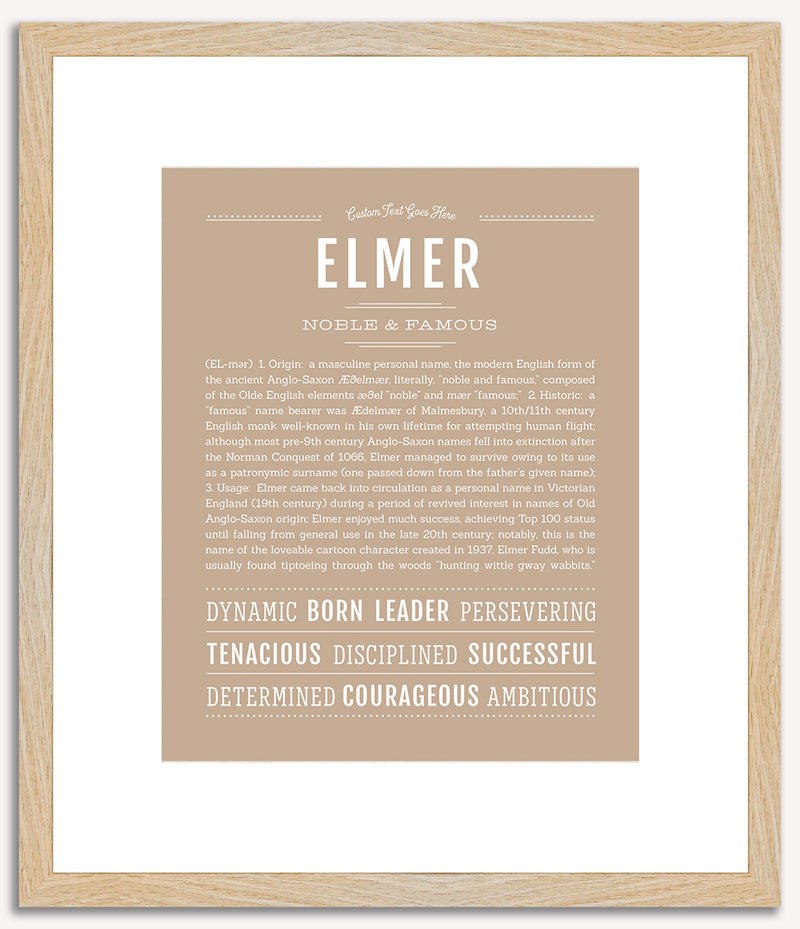 Elmer | Name Art Print