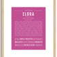 Elora | Name Art Print