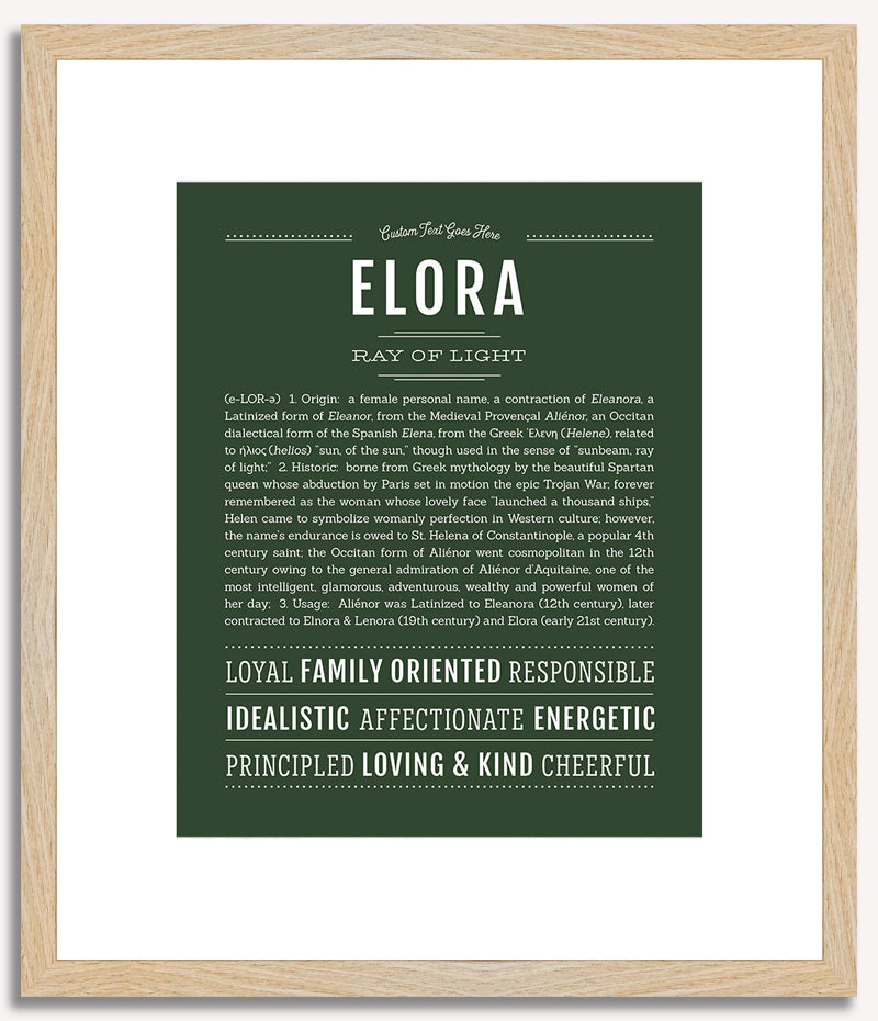 Elora | Name Art Print