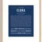 Elora | Name Art Print