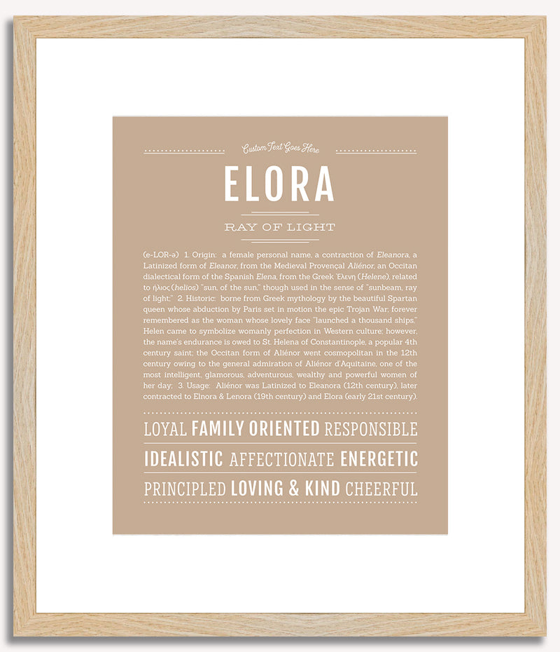 Elora | Name Art Print