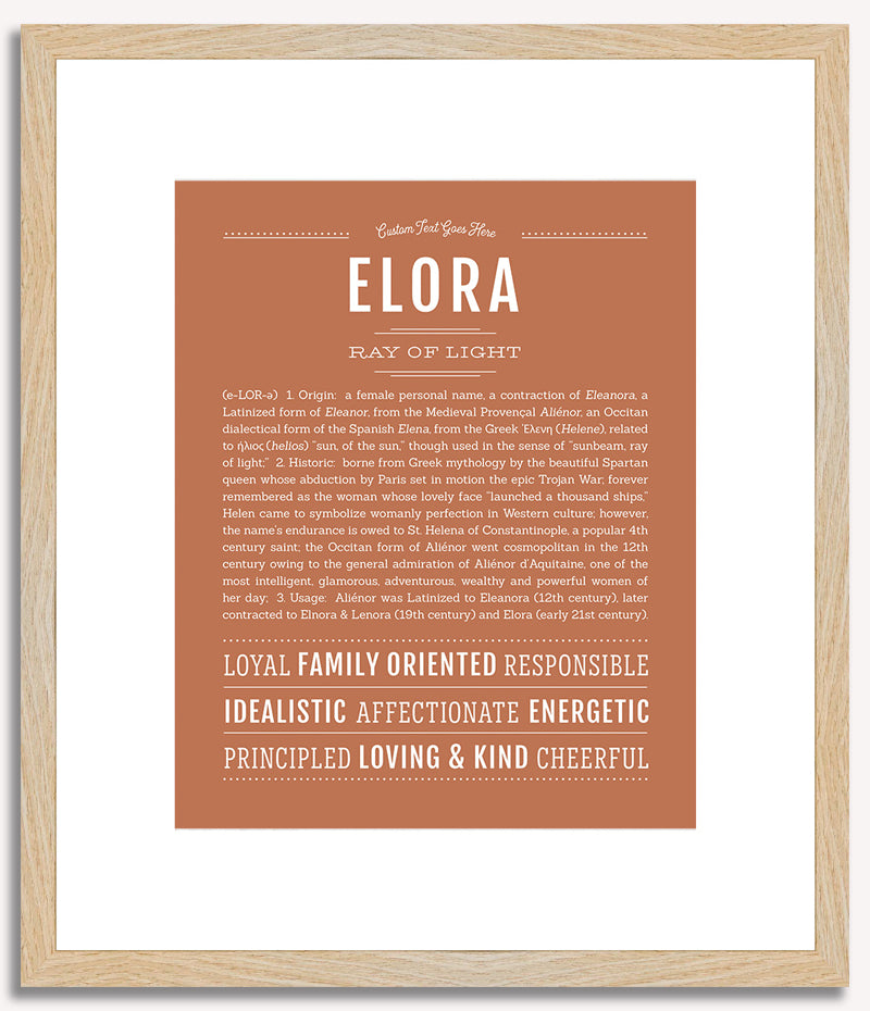 Elora | Name Art Print