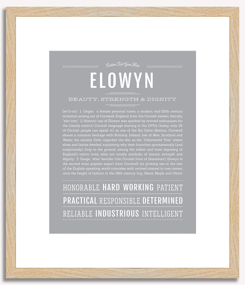 Elowyn | Name Art Print