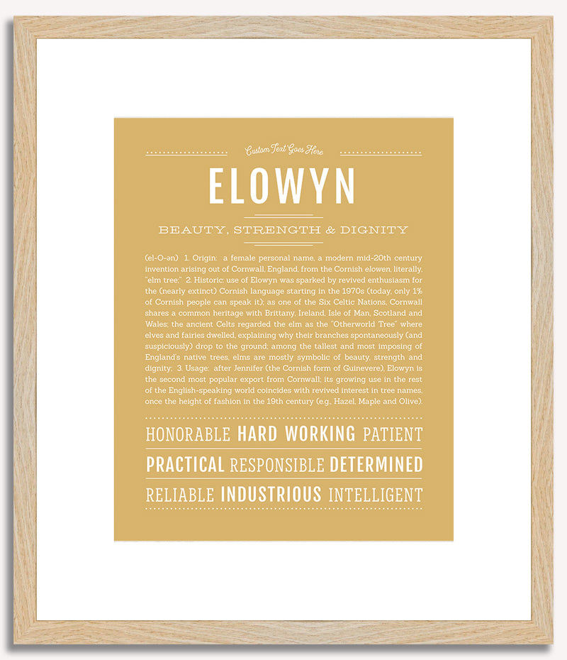 Elowyn | Name Art Print