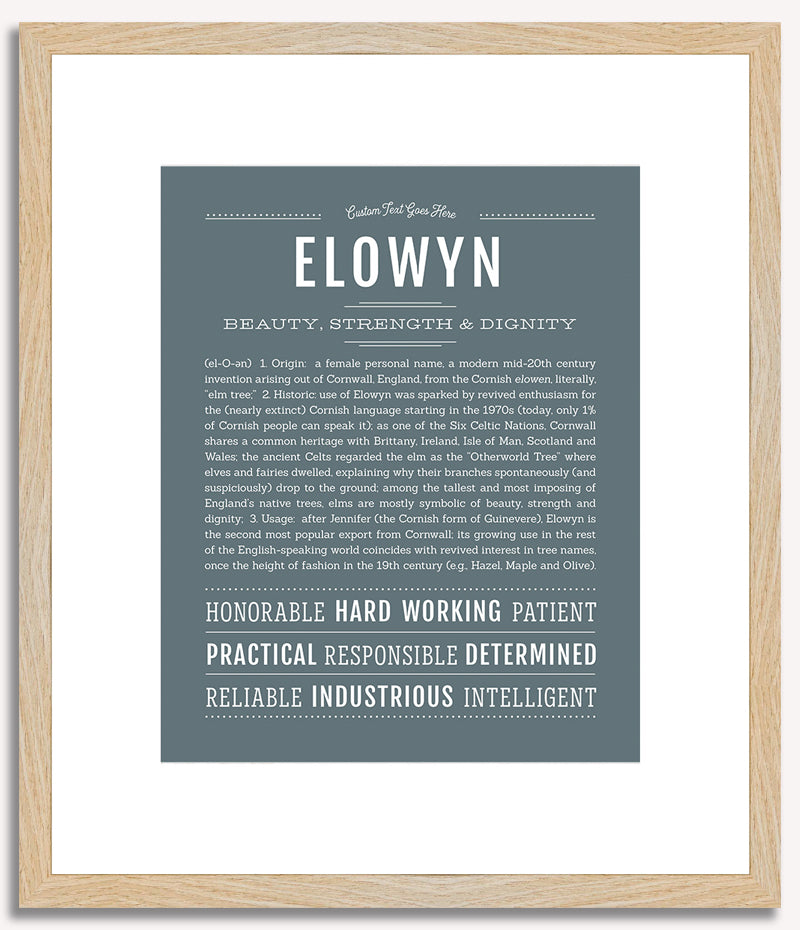 Elowyn | Name Art Print