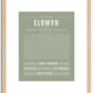 Elowyn | Name Art Print