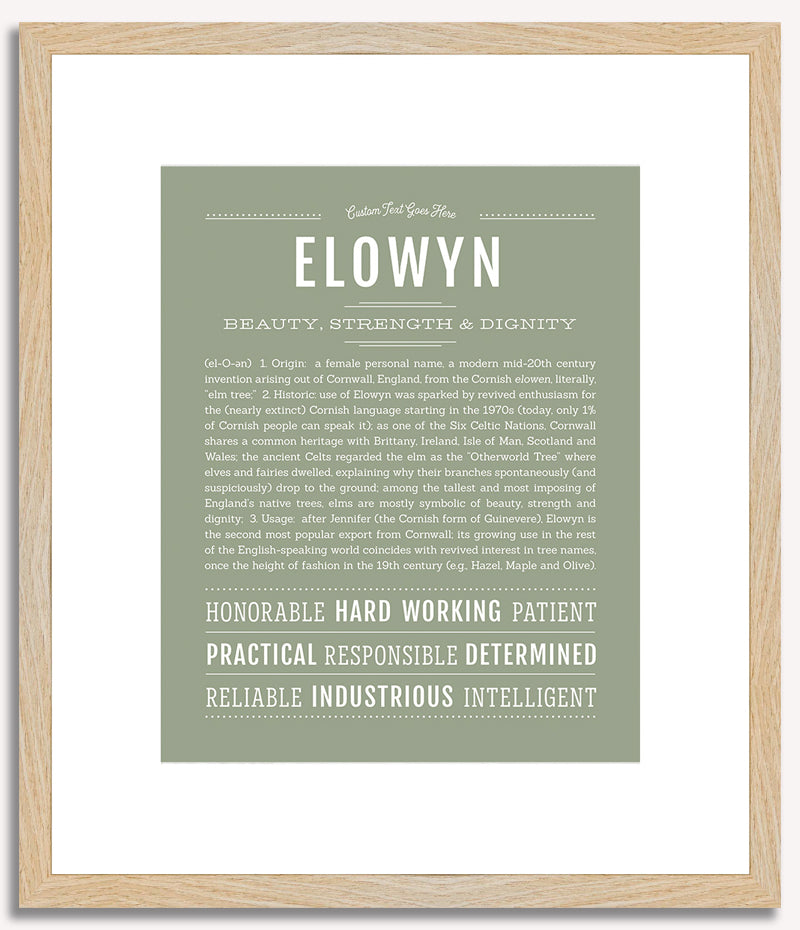 Elowyn | Name Art Print