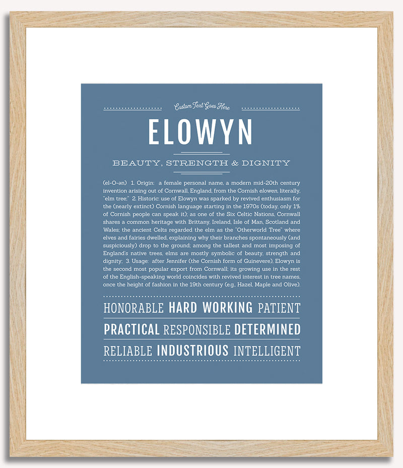 Elowyn | Name Art Print