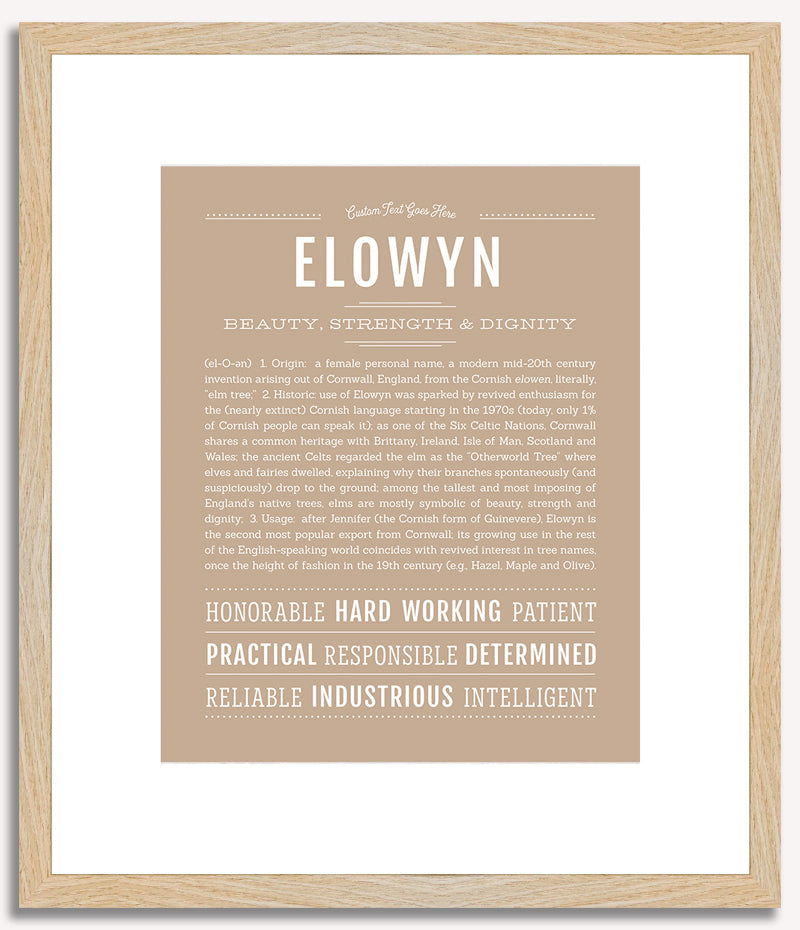 Elowyn | Name Art Print