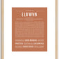 Elowyn | Name Art Print