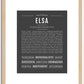 Elsa | Name Art Print