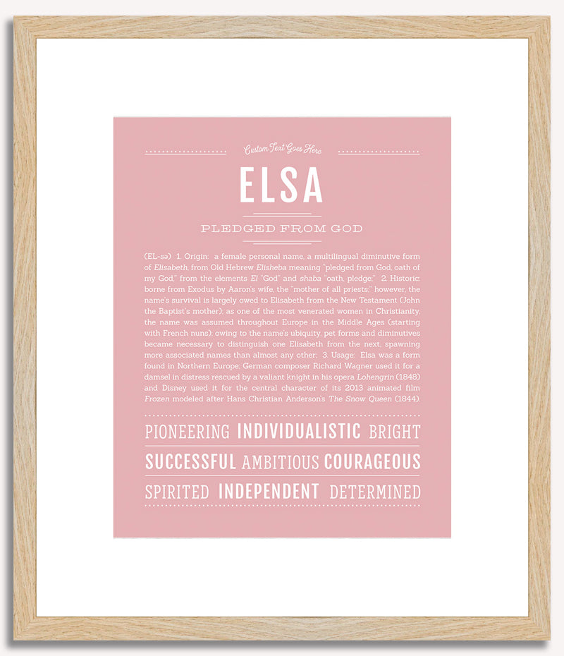 Elsa | Name Art Print