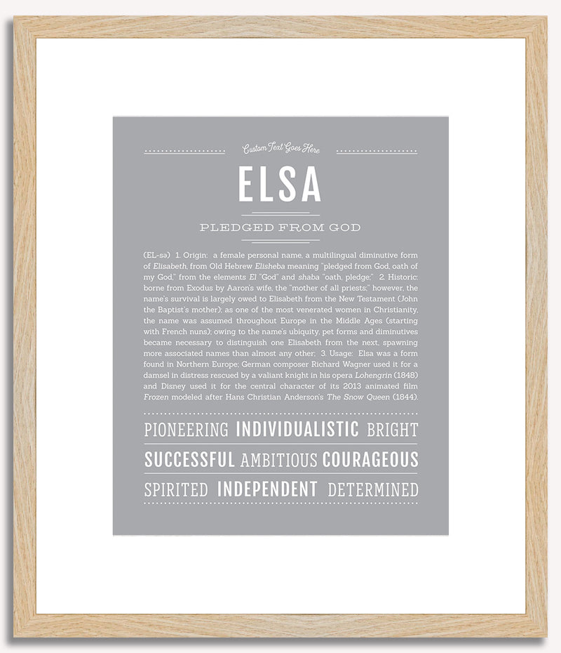 Elsa | Name Art Print