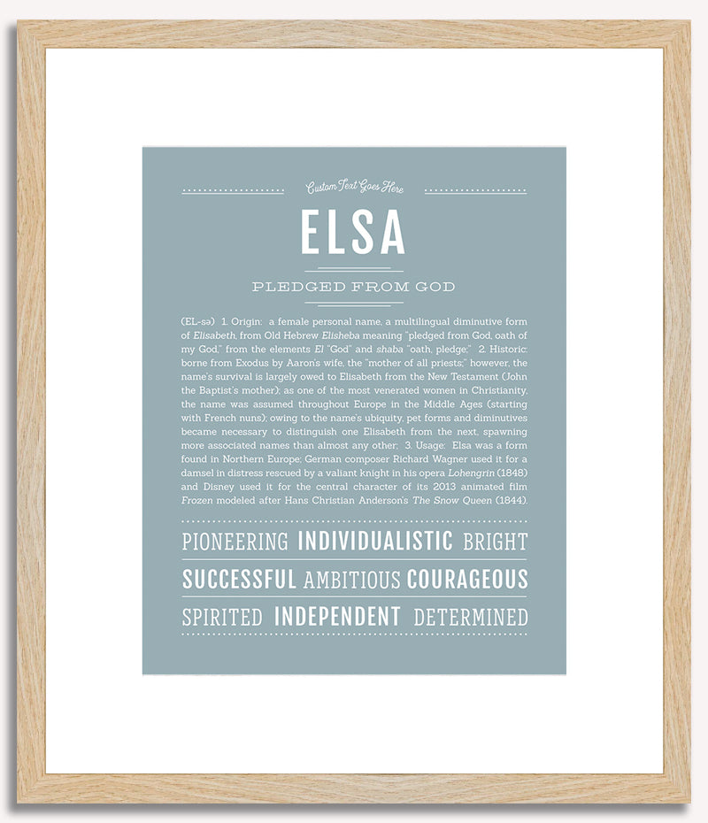 Elsa | Name Art Print