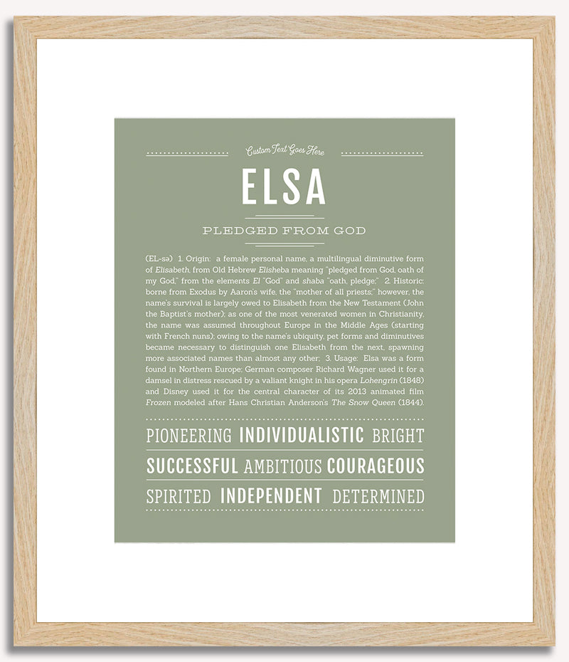 Elsa | Name Art Print