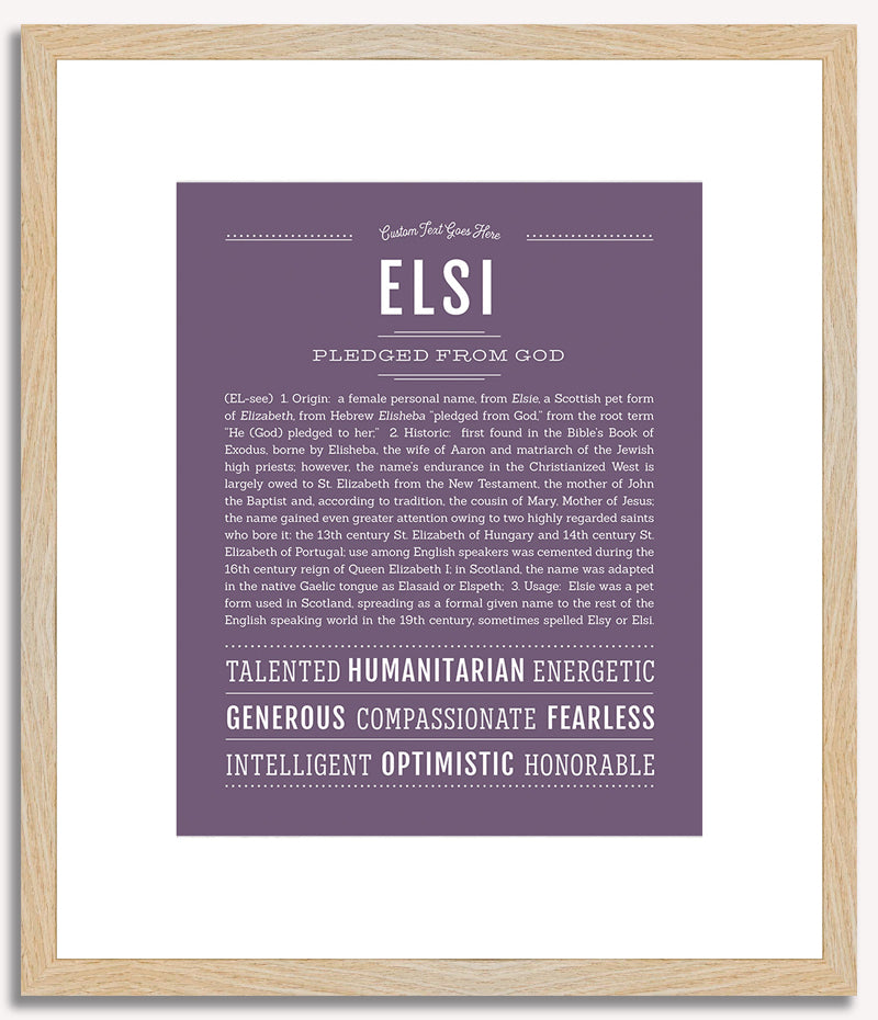 Elsi | Name Art Print