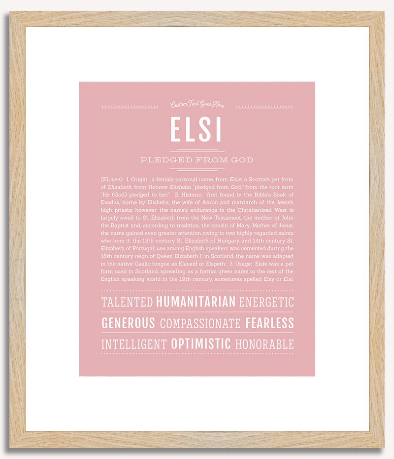 Elsi | Name Art Print