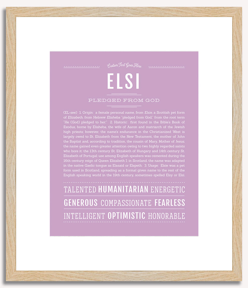 Elsi | Name Art Print