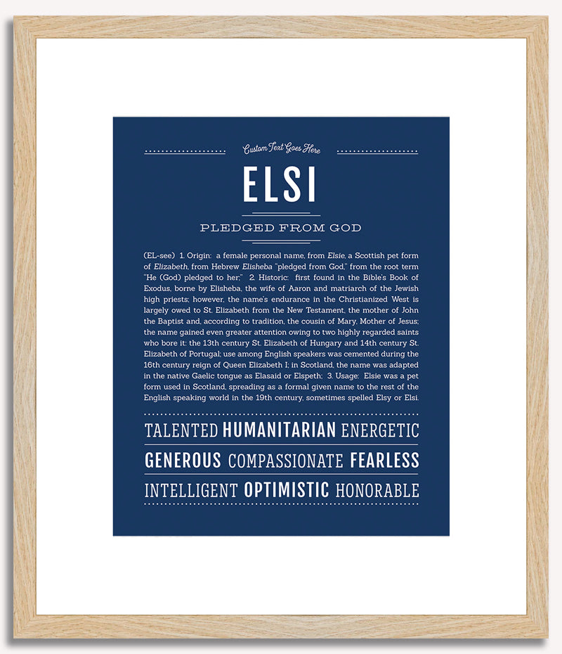 Elsi | Name Art Print