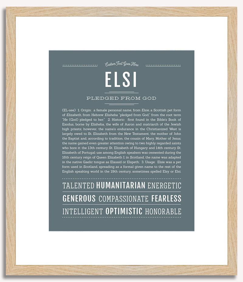 Elsi | Name Art Print